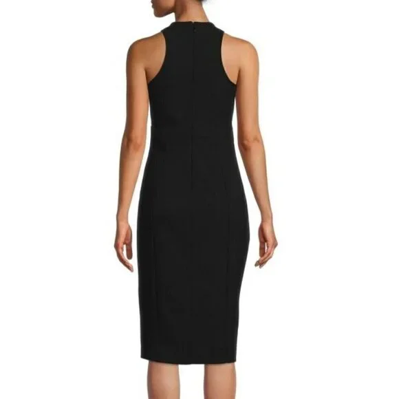 RACHEL RACHEL ROY Keyhole Cutout Sheath Dress-Black- Small NWT - Picture 4 of 14
